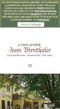 Mobile Screenshot of landgasthof-birnthaler.de